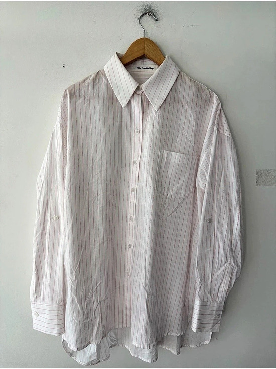 The Frankie Shop Tops - The Frankie Shop Striped Oversize Button Down Shirt Size L